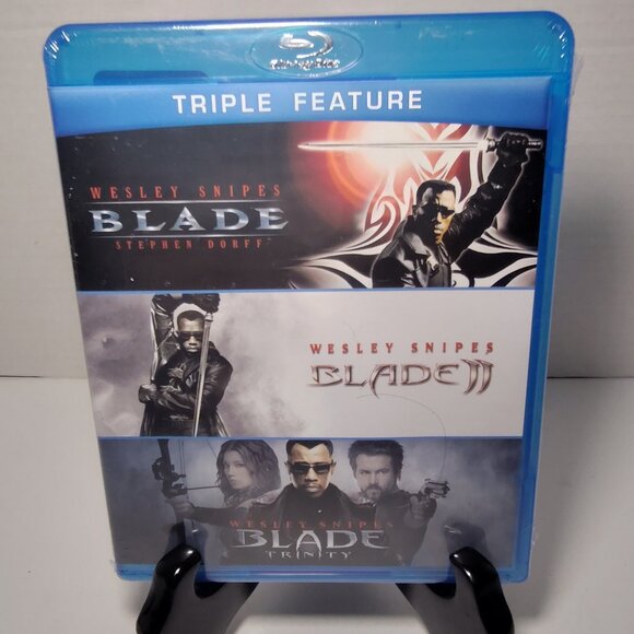 Blade Trilogy  Blu-ray Set  Wesley Snipes NEW SEALED Triple Feature no slipcover - Picture 1 of 2